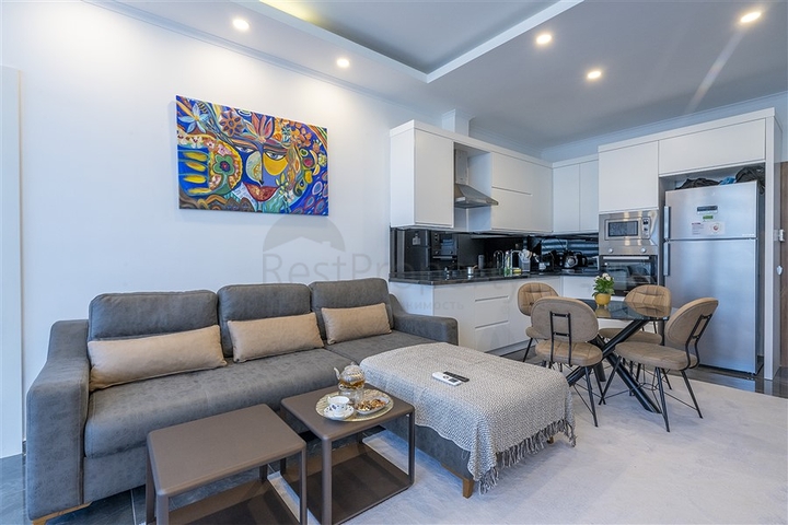 1+1 Wohnung in einer Luxuswohnanlage im Stadtteil Oba