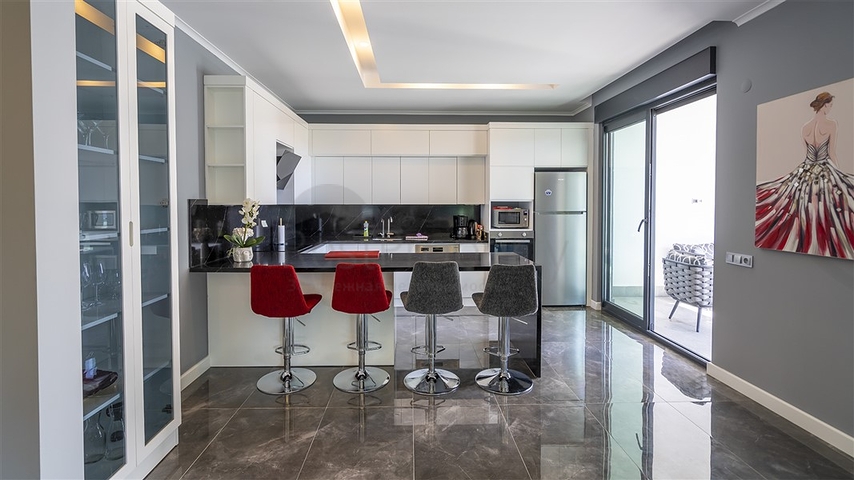 Möblierte Wohnung 4+1 in beiden