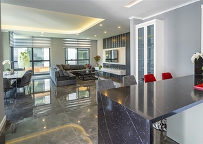 Möblierte Wohnung 4+1 in beiden