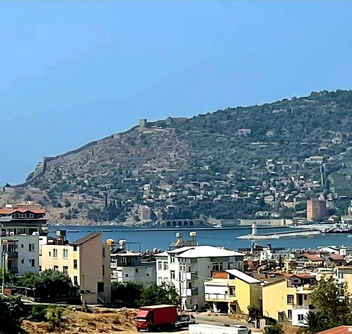 1+1 Apartments mit Panoramablick auf die Alanya-Festung