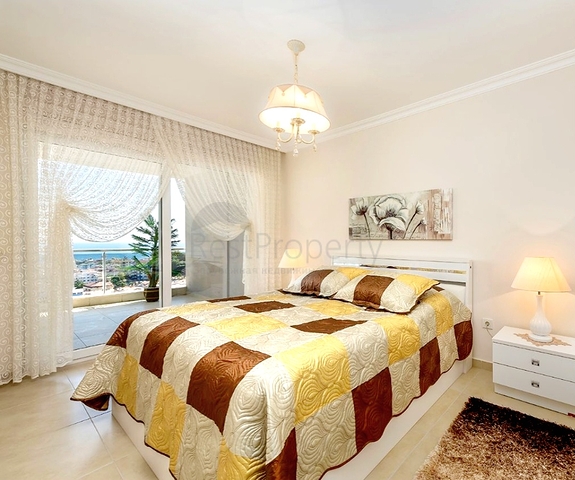 1+1 Apartments mit Panoramablick auf die Alanya-Festung