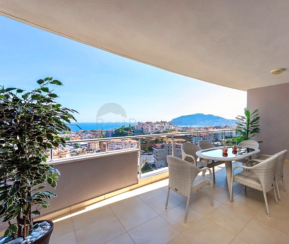 1+1 Apartments mit Panoramablick auf die Alanya-Festung