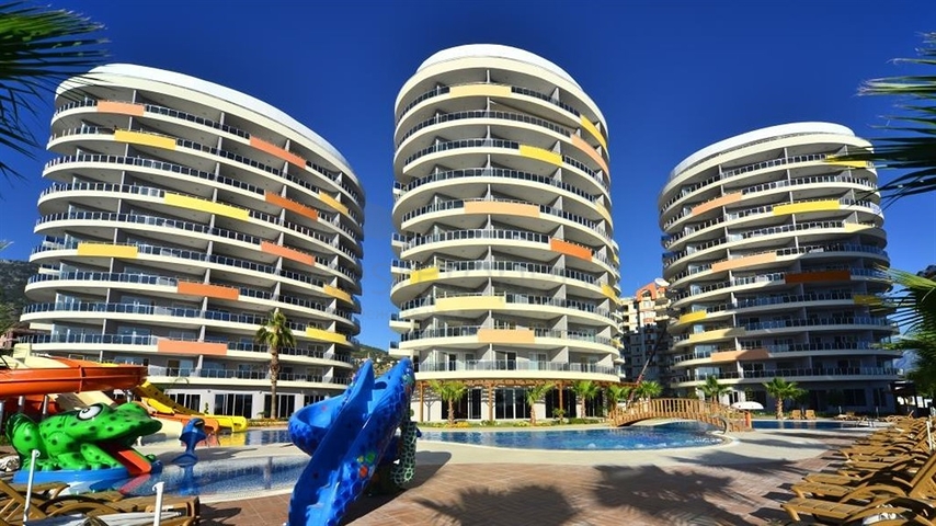 1+1 Apartments mit Panoramablick auf die Alanya-Festung