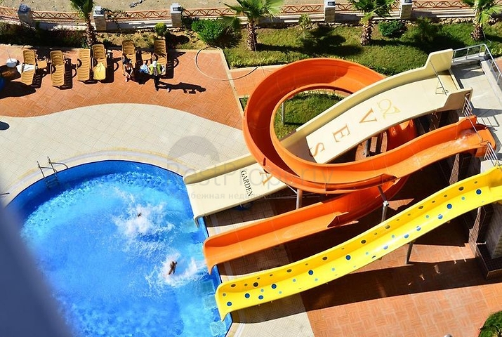 1+1 Apartments mit Panoramablick auf die Alanya-Festung