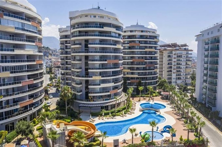 1+1 Apartments mit Panoramablick auf die Alanya-Festung