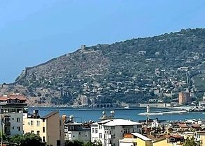1+1 Apartments mit Panoramablick auf die Alanya-Festung