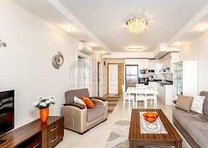 1+1 Apartments mit Panoramablick auf die Alanya-Festung