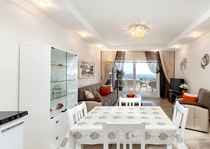 1+1 Apartments mit Panoramablick auf die Alanya-Festung