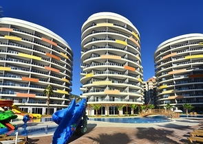 1+1 Apartments mit Panoramablick auf die Alanya-Festung