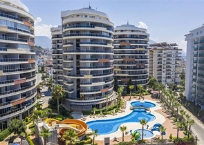 1+1 Apartments mit Panoramablick auf die Alanya-Festung
