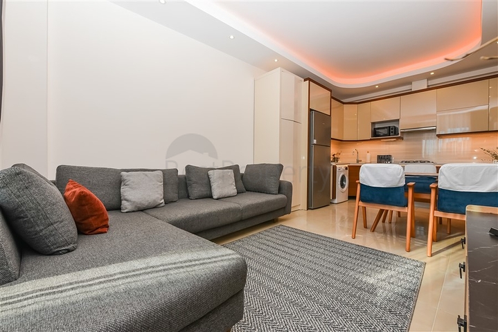 1+1 Wohnung im Premium-Komplex des Bezirks Mahmutlar 