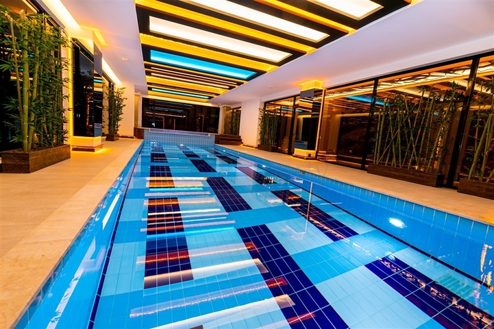 1+1 Wohnung im Premium-Komplex des Bezirks Mahmutlar 