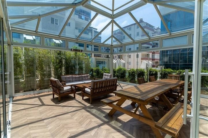 1+1 Wohnung im Premium-Komplex des Bezirks Mahmutlar 