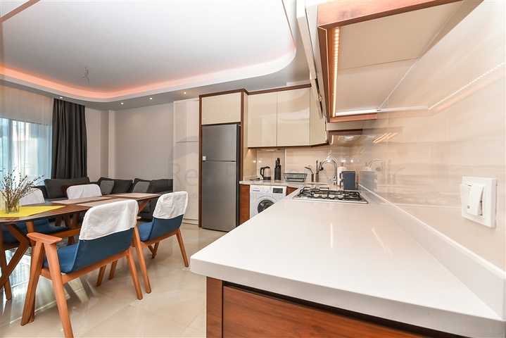 1+1 Wohnung im Premium-Komplex des Bezirks Mahmutlar 