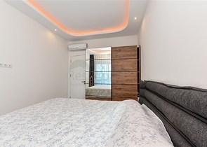 1+1 Wohnung im Premium-Komplex des Bezirks Mahmutlar 