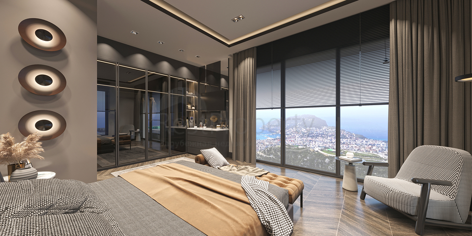 Die Villa mit Blick auf das Mittelmeer ist die perfekte Mischung aus Luxus und Natur