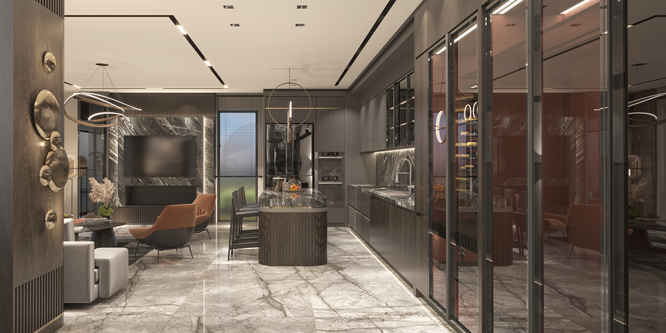 Die Villa mit Blick auf das Mittelmeer ist die perfekte Mischung aus Luxus und Natur