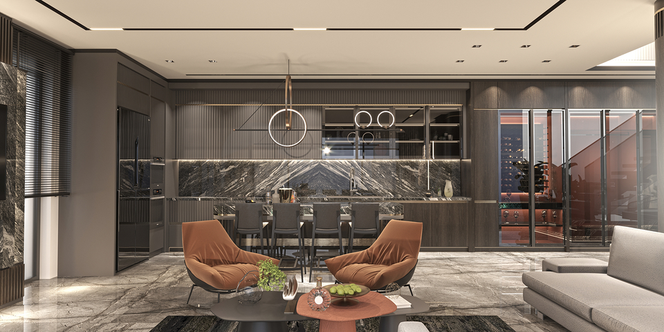 Die Villa mit Blick auf das Mittelmeer ist die perfekte Mischung aus Luxus und Natur