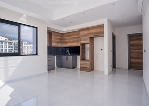 1+1 Wohnung in einer beliebten Wohnanlage im Stadtteil Mahmutlar