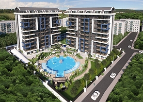 1+1 Wohnung in einem neuen, modernen Komplex auf Cleopatra