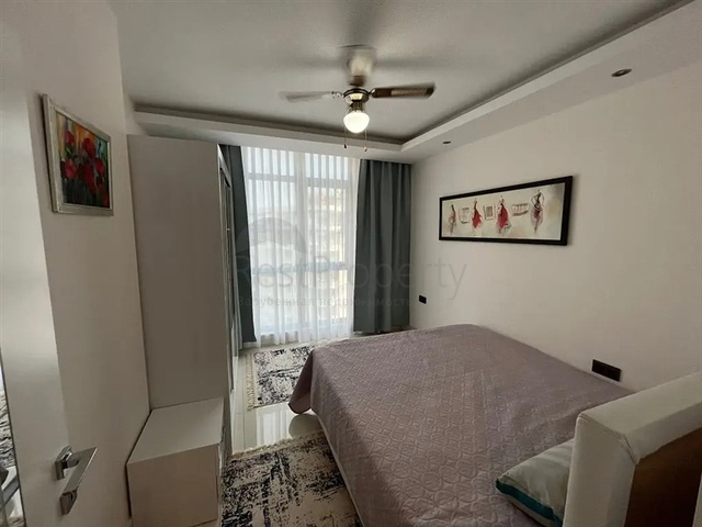  Wohnung 2+1 400 m vom Meer entfernt im Stadtteil Tosmur 