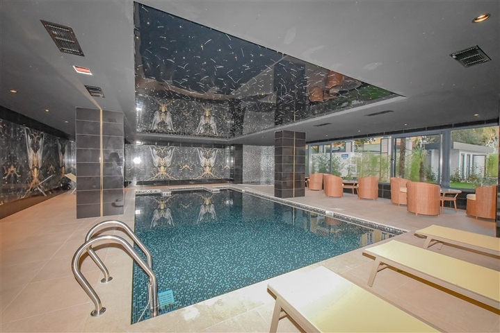 Zweizimmerwohnung im neuen Komplex des Zentrums von Alanya