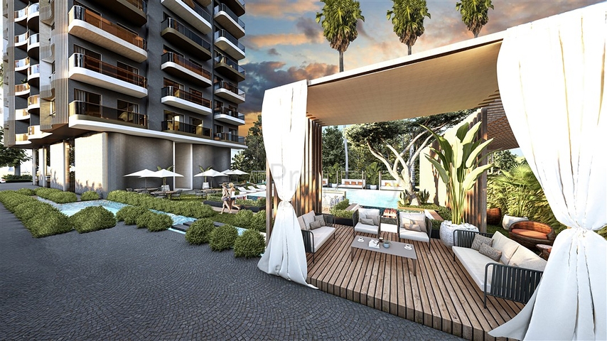 1+1 Wohnung im Stadtteil Mahmutlar