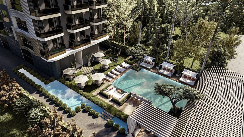 1+1 Wohnung im Stadtteil Mahmutlar