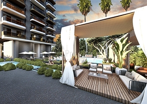 1+1 Wohnung im Stadtteil Mahmutlar