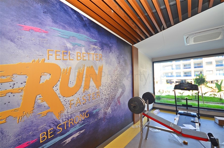 Zweizimmerwohnung in einer malerischen Gegend von Alanya und zu Fuß zum Meer