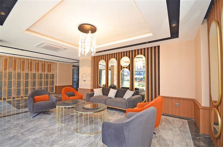 Zweizimmerwohnung in einer malerischen Gegend von Alanya und zu Fuß zum Meer