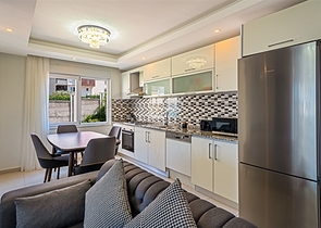 Möblierte 2-Zimmer-Wohnung in einer schicken Wohnanlage nur 600m zum Meer