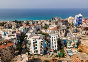 3+1 Wohnung mit Meerblick in Tosmur