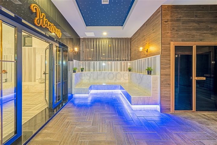 1+1 Wohnung in einem der besten Komplexe von Avsallar