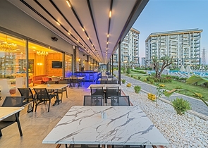 1+1 Wohnung in einem der besten Komplexe von Avsallar