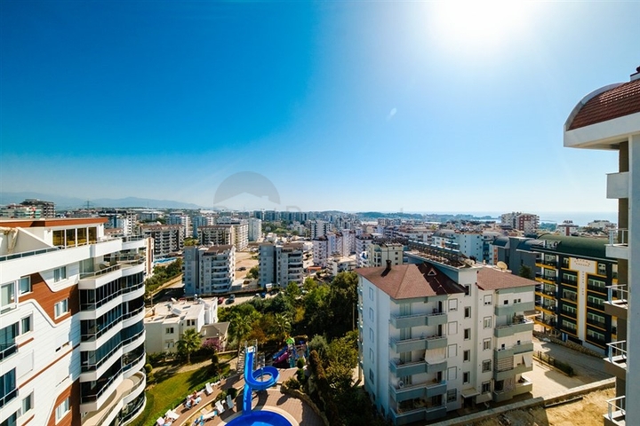 Langzeitmiete - Wunderschöne Wohnung mit Meerblick zum Überwintern in Avsallar/Alanya