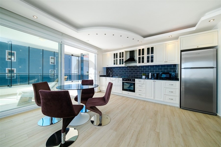 Langzeitmiete - Wunderschöne Wohnung mit Meerblick zum Überwintern in Avsallar/Alanya