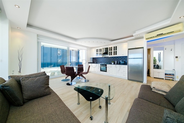 Langzeitmiete - Wunderschöne Wohnung mit Meerblick zum Überwintern in Avsallar/Alanya