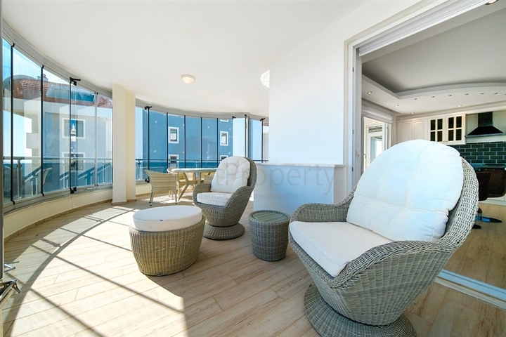 Langzeitmiete - Wunderschöne Wohnung mit Meerblick zum Überwintern in Avsallar/Alanya