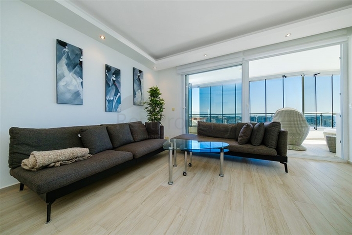 Langzeitmiete - Wunderschöne Wohnung mit Meerblick zum Überwintern in Avsallar/Alanya