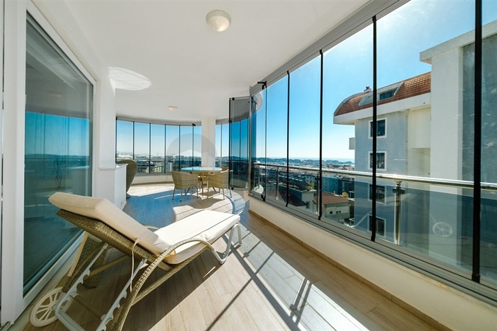 Langzeitmiete - Wunderschöne Wohnung mit Meerblick zum Überwintern in Avsallar/Alanya