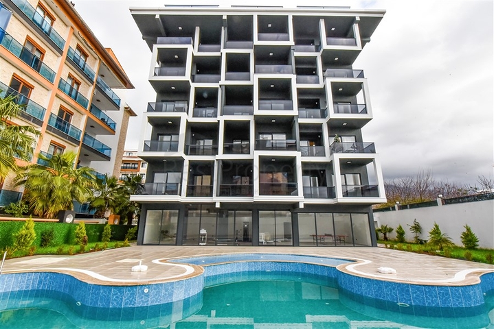 Wohnung mit 1+1 Grundriss, 100m vom Mittelmeer entfernt im Stadtteil Kestel