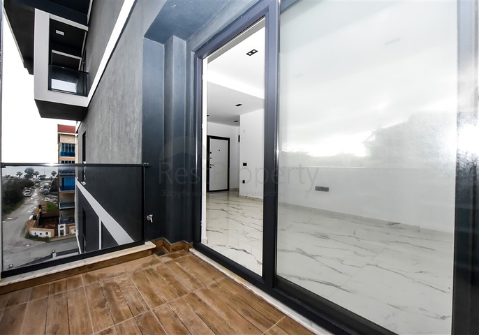 Wohnung mit 1+1 Grundriss, 100m vom Mittelmeer entfernt im Stadtteil Kestel