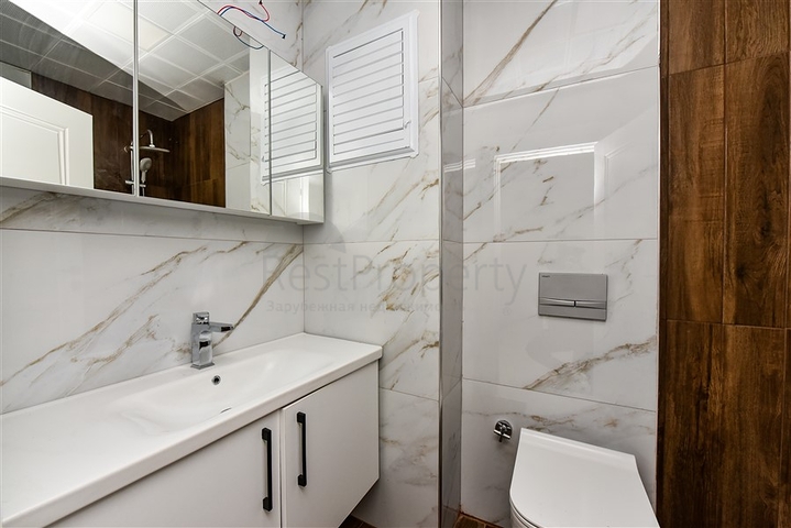 Wohnung mit 1+1 Grundriss, 100m vom Mittelmeer entfernt im Stadtteil Kestel