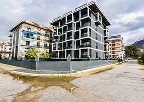 Wohnung mit 1+1 Grundriss, 100m vom Mittelmeer entfernt im Stadtteil Kestel