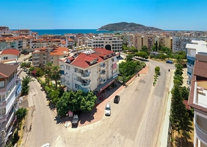 Möblierte 2+1-Wohnung im Zentrum von Alanya