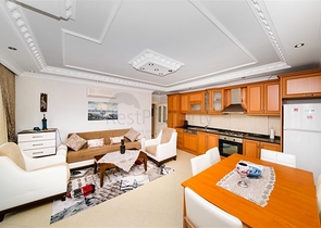 Möblierte 2+1-Wohnung im Zentrum von Alanya