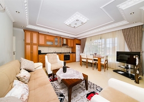 Möblierte 2+1-Wohnung im Zentrum von Alanya