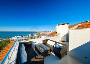 3+1 Penthouse mit Panoramablick auf das Meer in der Region Konakli