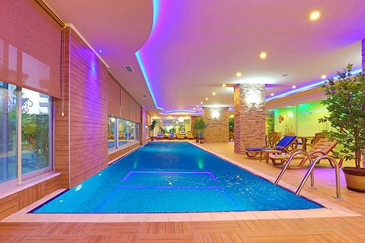 Zweizimmerwohnung mit schöner Aussicht auf die Infrastruktur